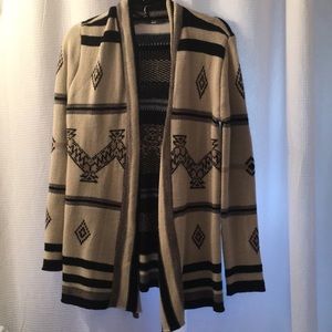 Off white gray black oversized S sweater cardigan